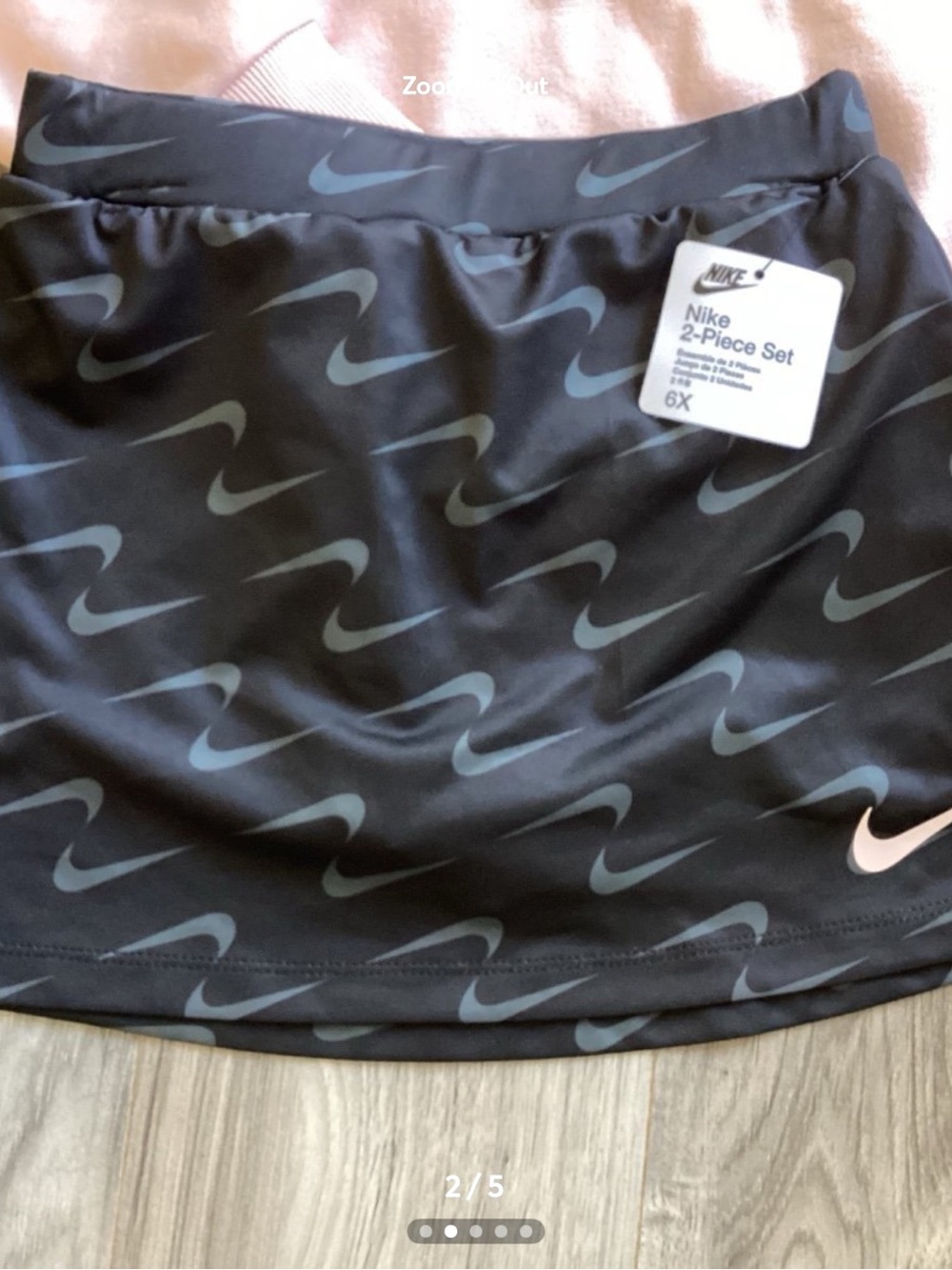Nike crewneck & skort Girls Set size 6X(NWT) ~PRICE FIRM, NO OFFERS~ - Picture 2 of 5